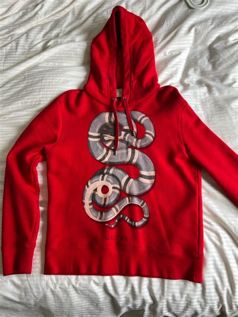 snake hoodie gucci|gucci distressed hoodie.